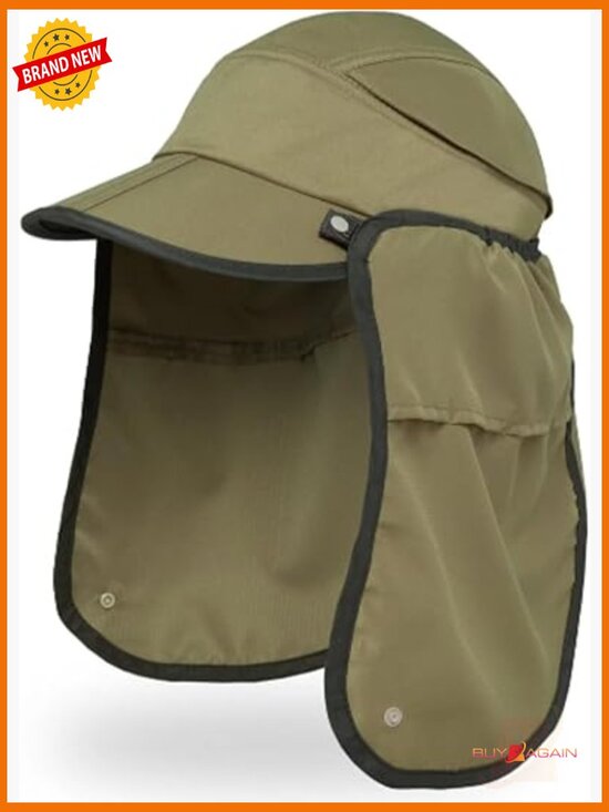 UPF 50+ Sun Hat with Neck Flap, Packable & Breathable, Unisex Outdoor Cap main image 6